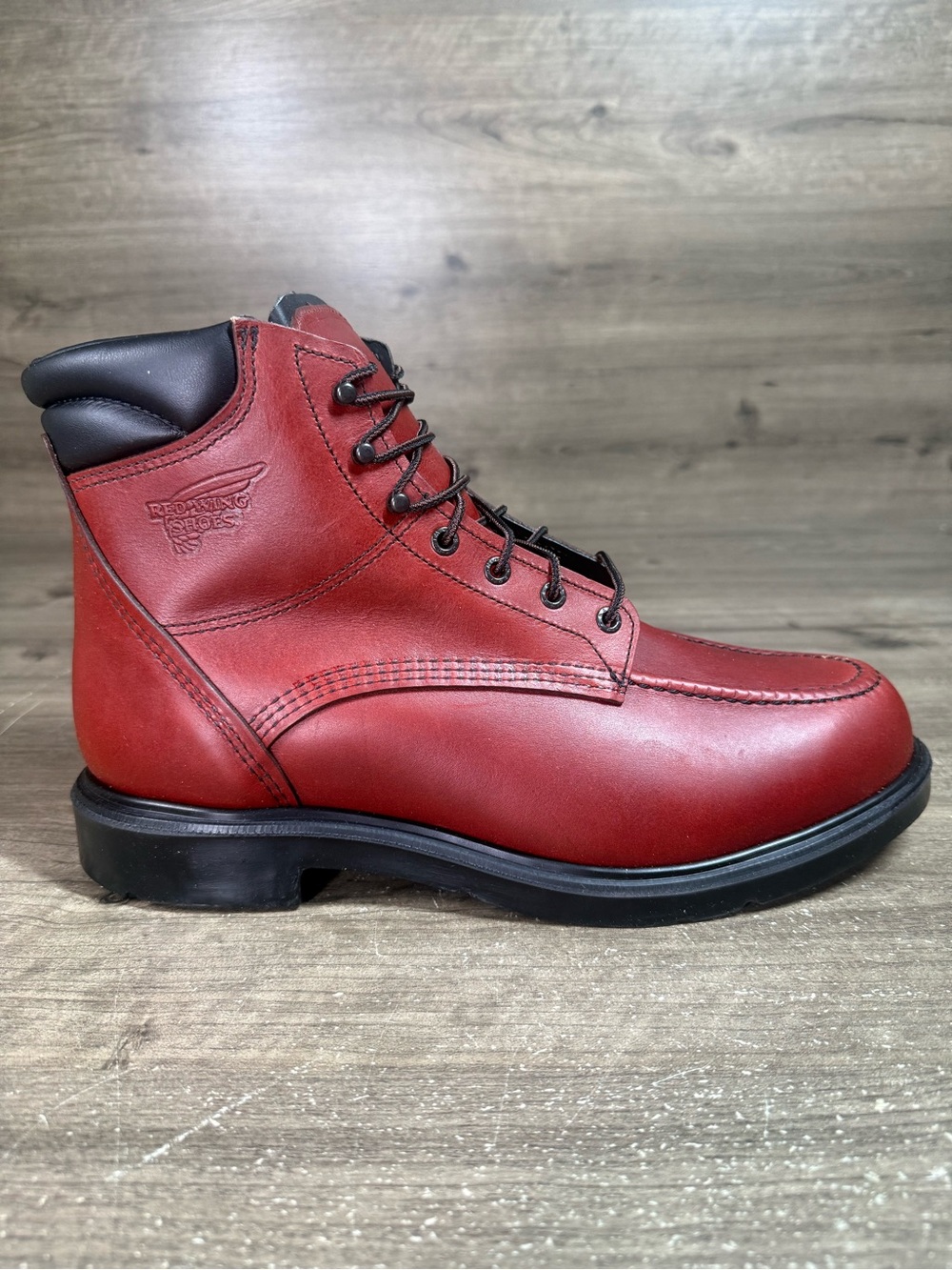Red Wing 202 SuperSole Men’s 13 EE Wide Soft Toe Work Boots Made USA NOS Box